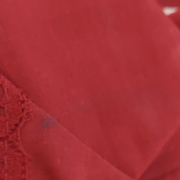 🟡 Little House Creations vintage Shirt Skirt and Sash. Size Large (InvW052) - Picture 11 of 11